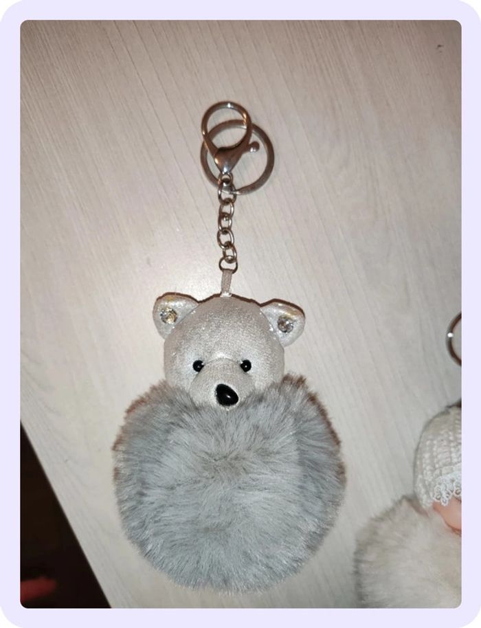 Porte clef pompon - photo numéro 2