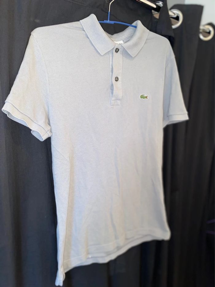 Polo Lacoste gris - photo numéro 3