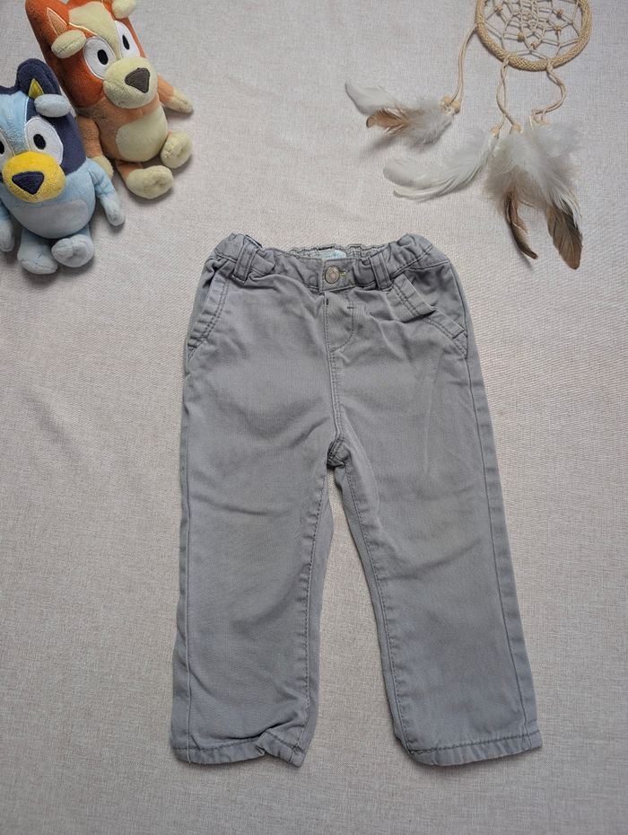 Pantalon jeans gris