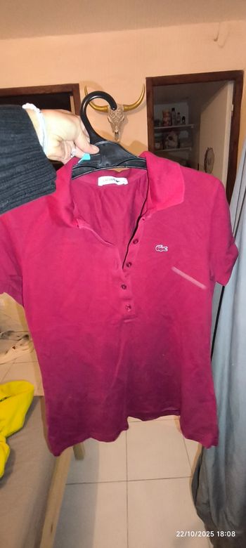 Polo Lacoste bordeaux