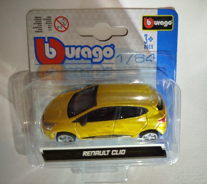 Burago 1/64 Renault Clio