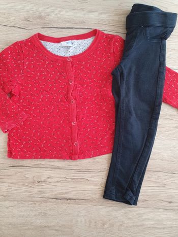 Ensemble petit bateau/kiabi 3ans
