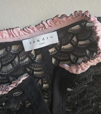 Robe dentelle noire Sandro Paris – T36