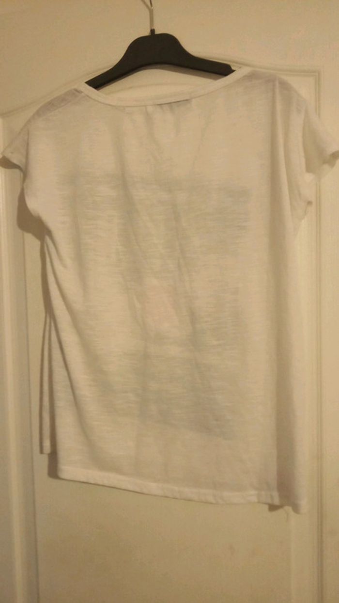 T-shirt manches courtes blanc - photo numéro 2