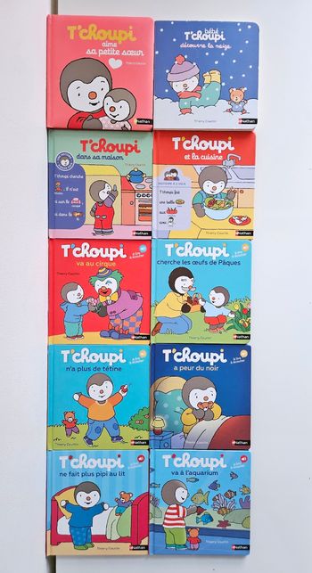 Lot 10 livres T'choupi 