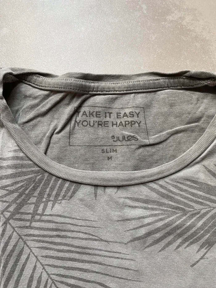 T shirt à motif gris Jules M - photo numéro 2