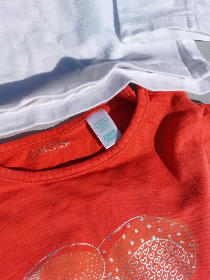Lot 4 t-shirts manches longues 2 ans - photo numéro 3