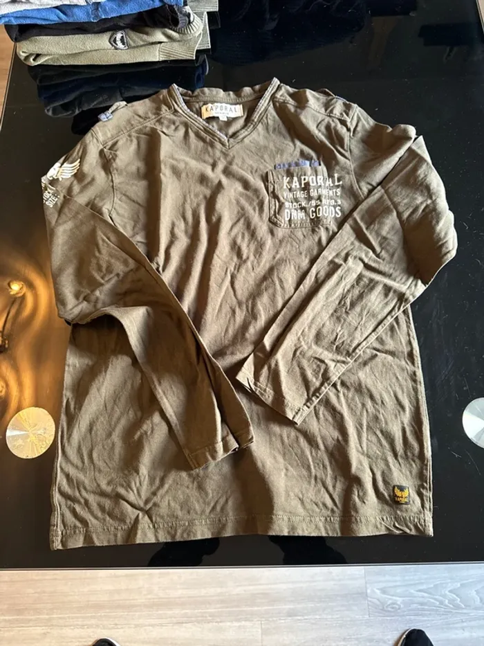 TEE shirt longues manches kaporal 16 ans