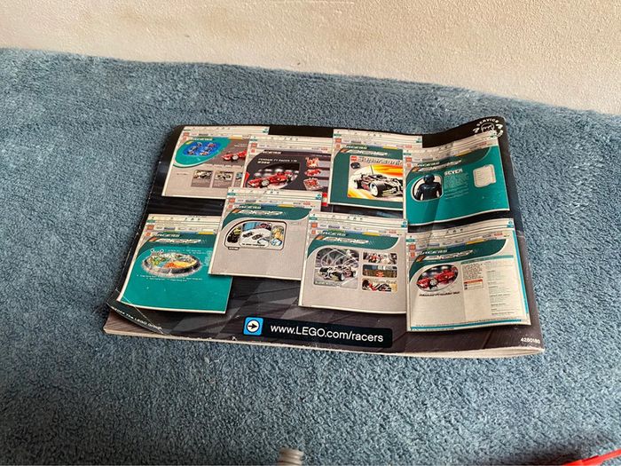 Lot de 2 lego 8645 racers power racers. Muscle slammer bike complète - photo numéro 16