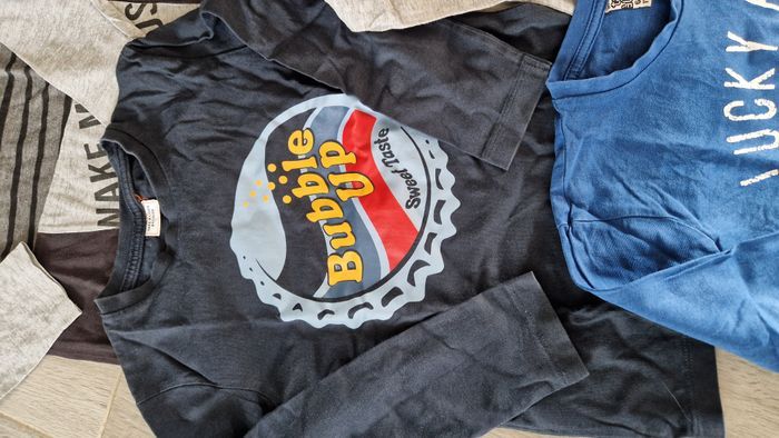 Lot de 5 tee shirts manches longues, taille 6 ans - photo numéro 3