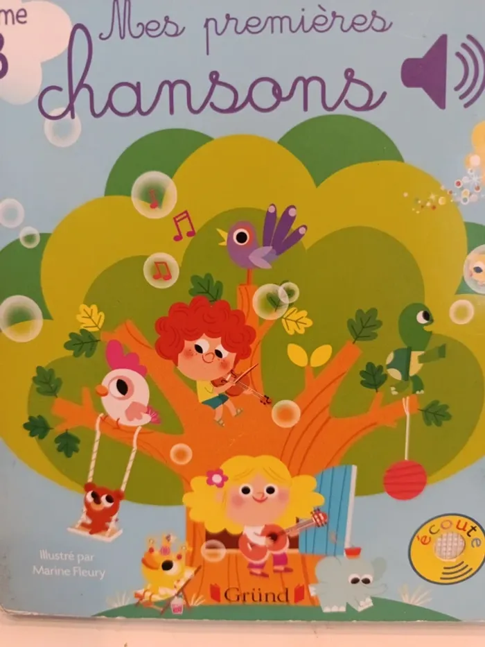 Livre sonore mes premières chansons volume 3
