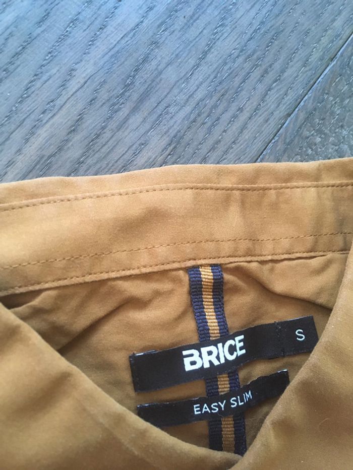 Chemise marron Easy slim - photo numéro 3