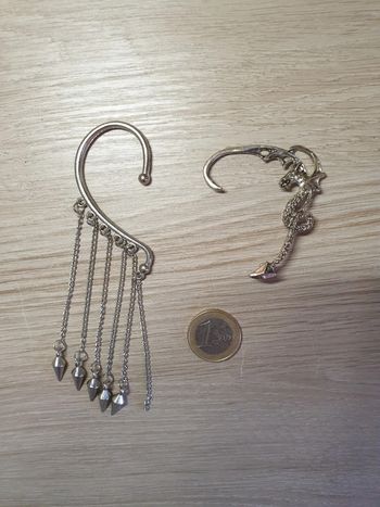 Magnifique lot b o tour d oreille dragon pics vintage