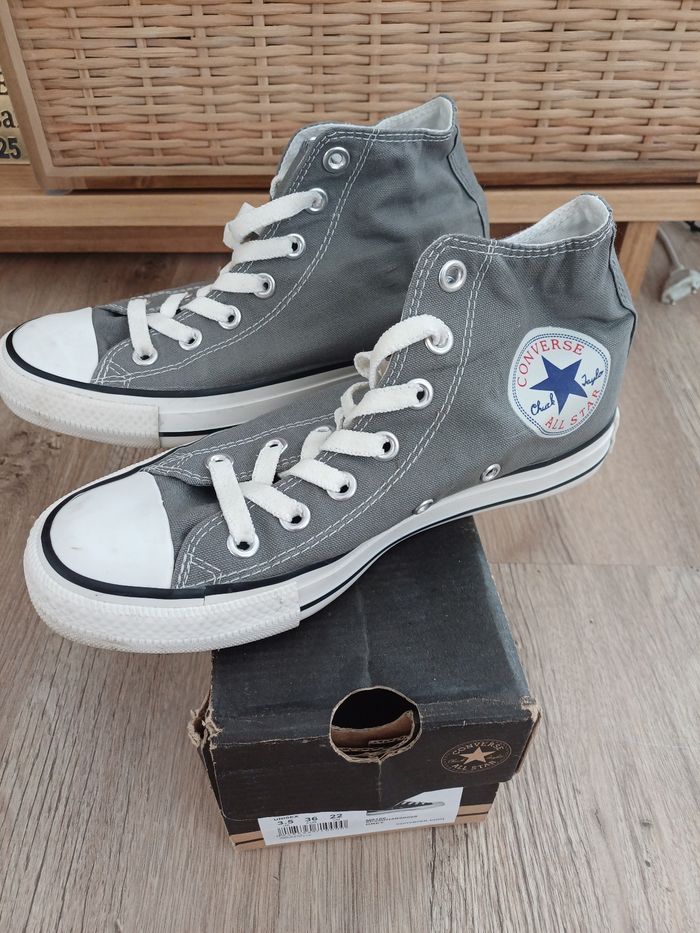 Basket converse all star gris T36 - photo numéro 2