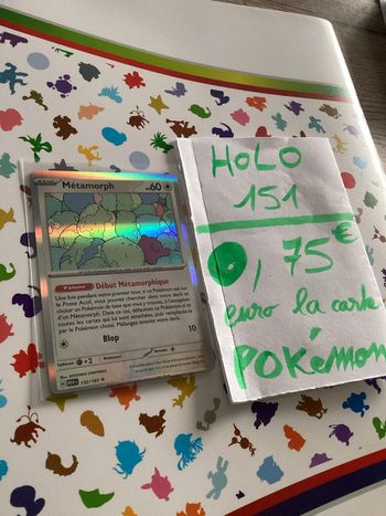 Pokémon métamorph holographique 132/165 EV3.5 collection 151 FR neuf sortie de booster