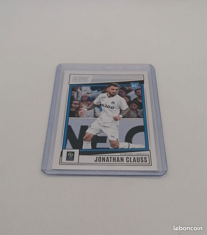 Carte Panini score Ligue 1 2022-23 Rookie Card Jonathan Clauss n°96. - photo numéro 2