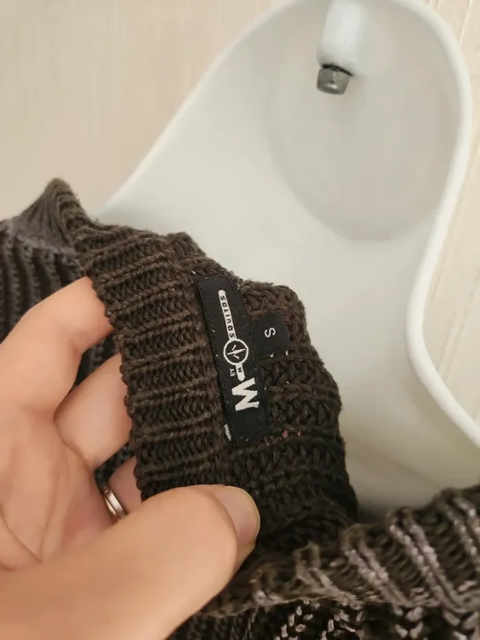 Pull kaki et argenté Mosquitos taille S - photo numéro 11
