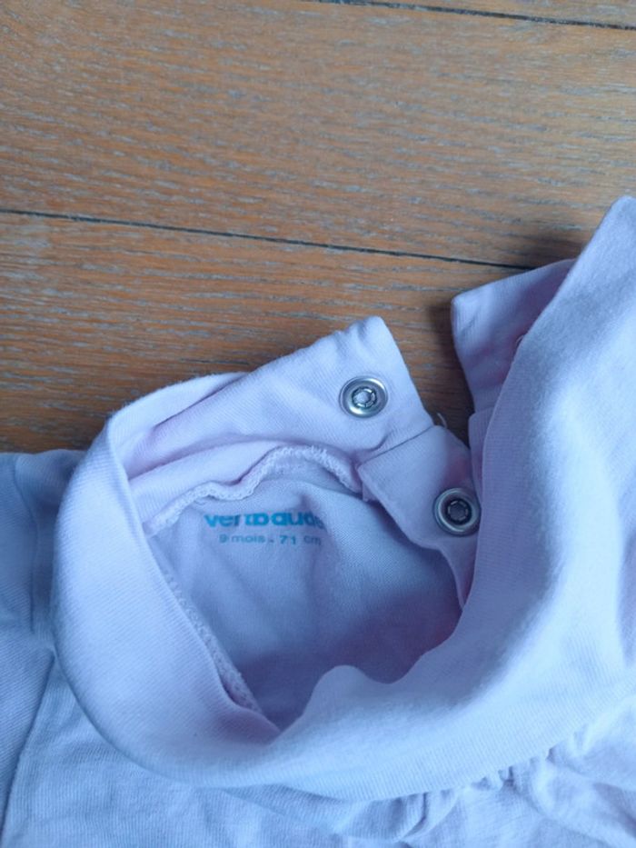 Sous pull fille coton Verbaudet 9 mois coton - photo numéro 5