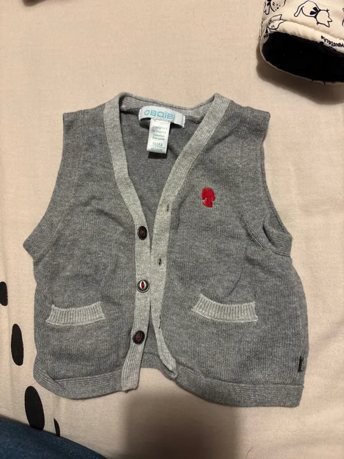 Gilet sans manches 3 mois