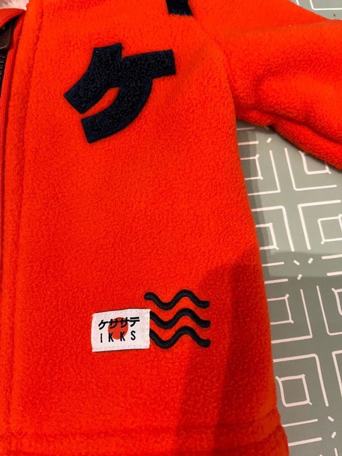 Veste Polaire orange IKKS enfant - photo numéro 3