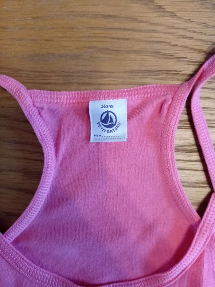 Débardeur petit bateau rose - photo numéro 3
