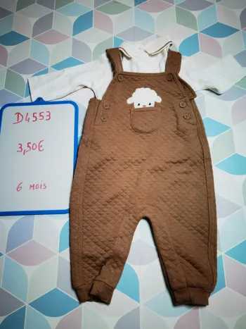 D4553 - ensemble garçon 6 mois