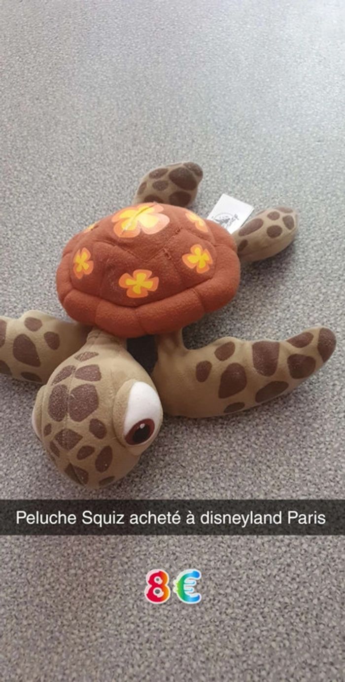 Peluche squiz dans nemo