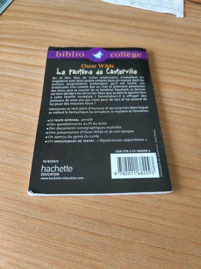 Le fantôme de Canterville d'Oscar Wilde - photo numéro 2