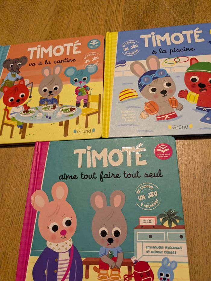 3 livres collection ' Timoté '