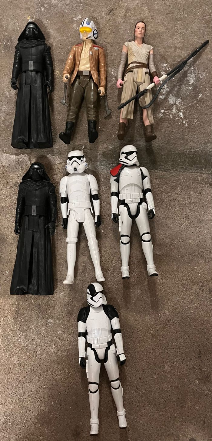 Figurines star wars 30cm lot