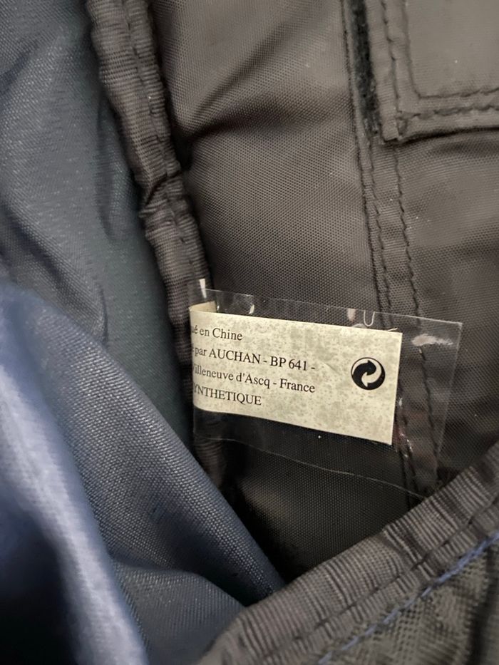 Grand Sac à Dos Randonnée / Voyage "Le Toit du Monde" - Bleu et Gris - photo numéro 6