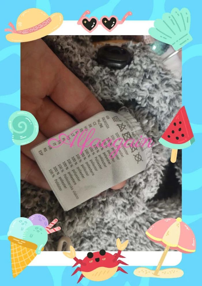Pull pilou gris 8/10ans - photo numéro 5