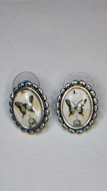 Boucles d'oreilles papillon