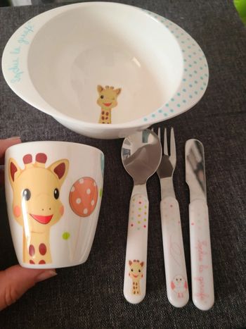 Ensemble déjeuner sophie la girafe
