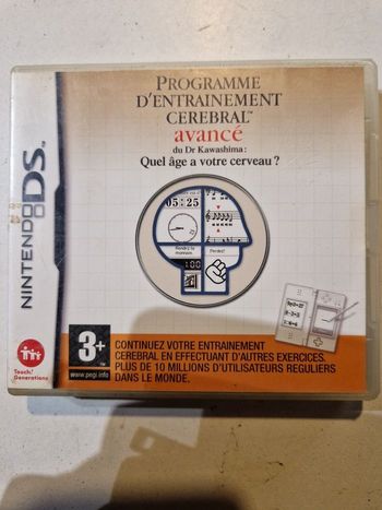 Jeu Nintendo DS Programme d'entraînement cérébral
