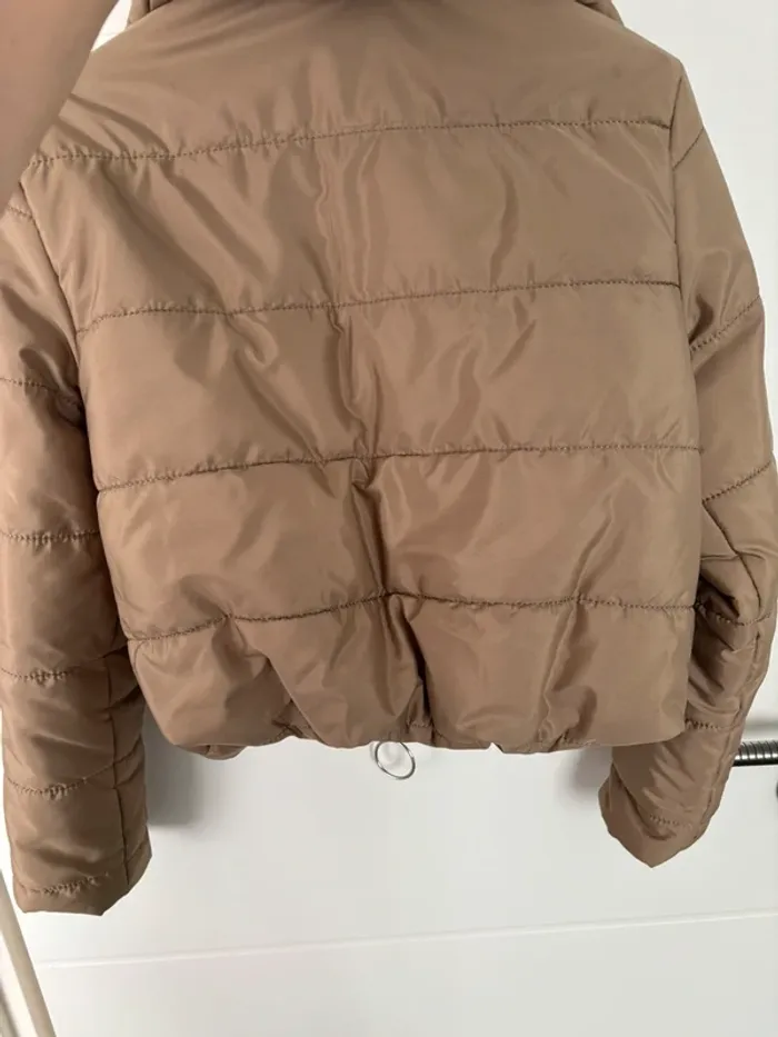 Doudoune courte avec taille élastique - photo numéro 4