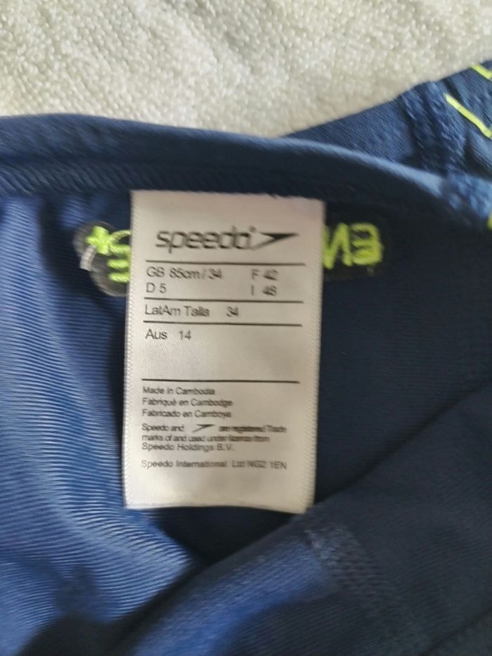 Maillot homme speedo taille 42 marine - photo numéro 5