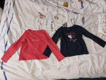 2 t-shirts fille