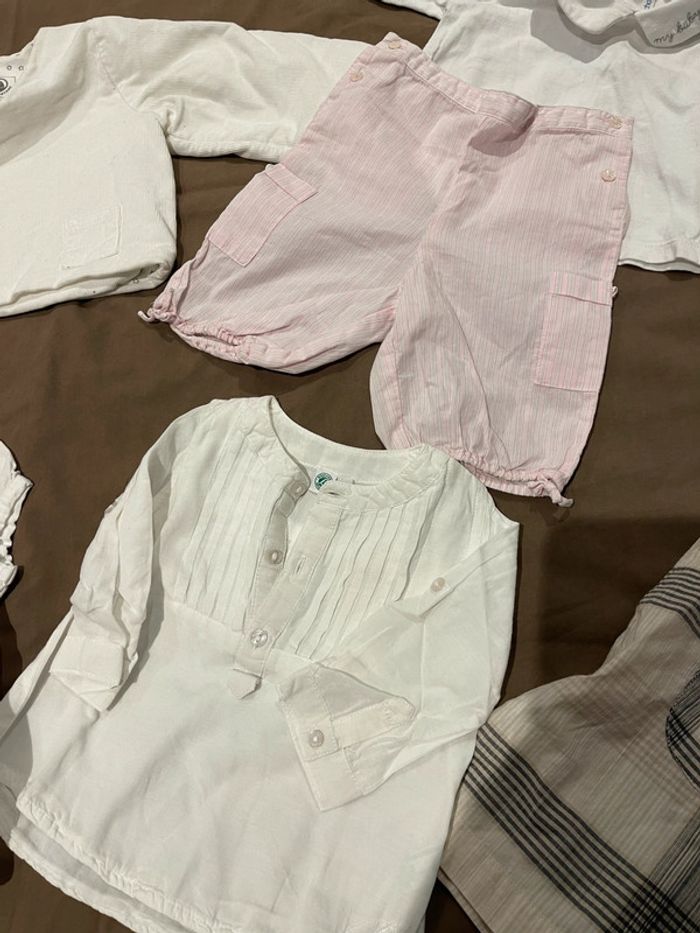 Superbe lot de 8 pièces Jacadi petit bateau fille 6 mois en tbe - photo numéro 10