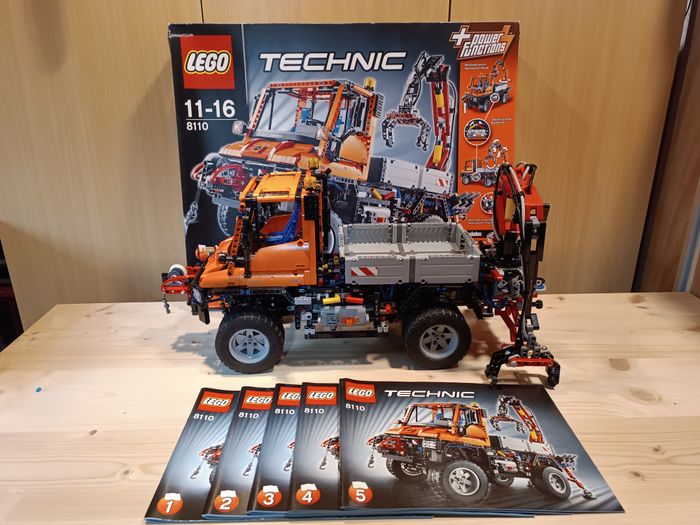 Lego Technic 8110 Camion Mercedes-Benz Unimog U400 Monté, Complet et Fonctionnel - Etat Neuf