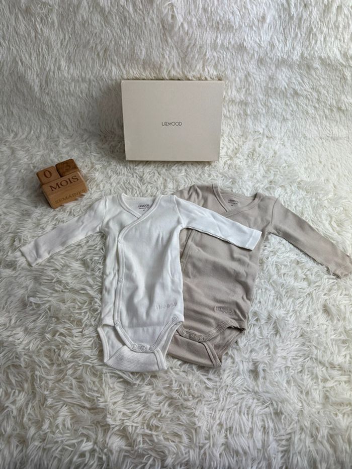Lot de 2 bodies manches longues Liewood taille 3 mois