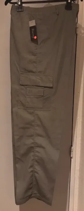 Pantalon linsong militaire kaki tissu taille L