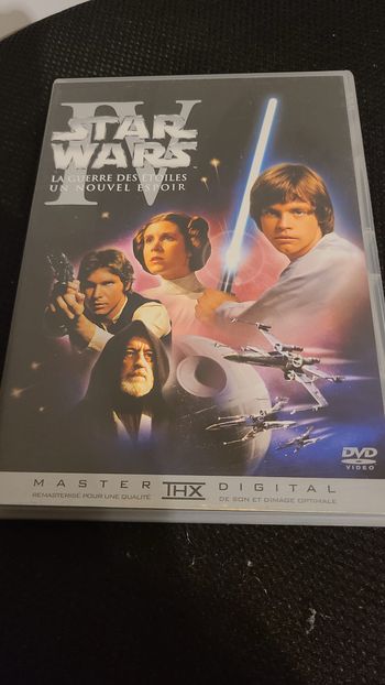 DVD FILM STAR WARS EPISODE IV LA GUERRE DES ETOILES UN NOUVEL ESPOIR ZONE 2