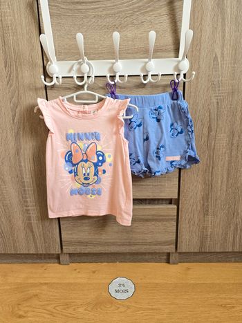 Vêtement Bébé Fille - Ensemble Minnie - Disney - 24 mois