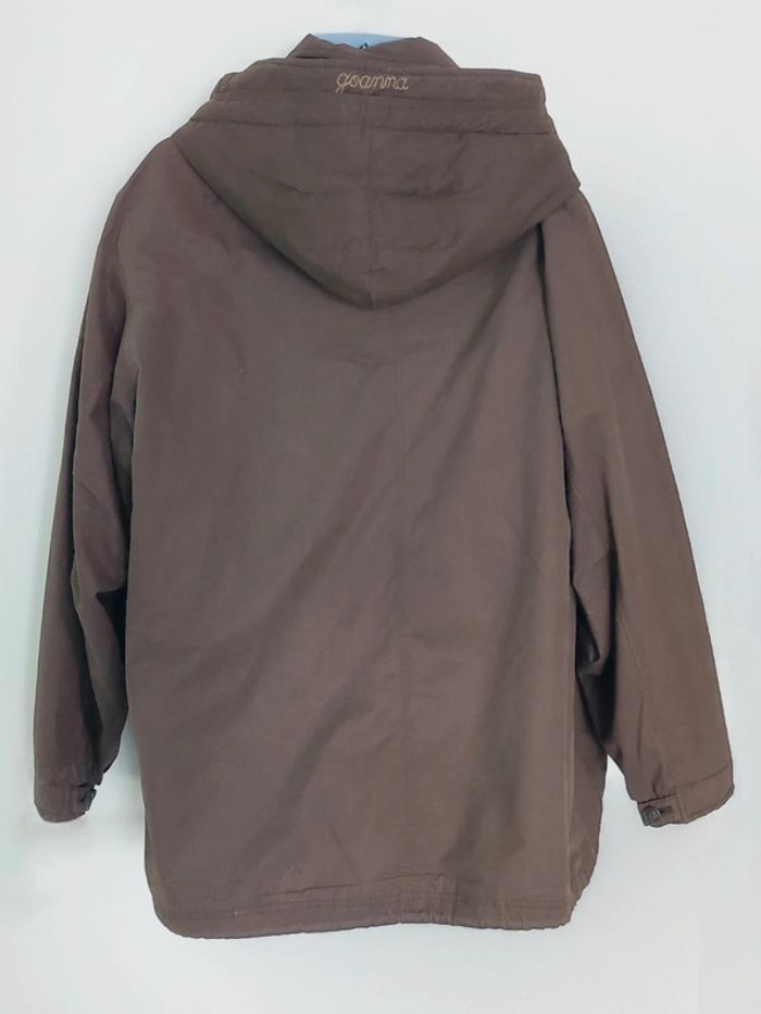 Duffle-coat marron capuche amovible vintage / Goanna American Flavor - 40/L à 42/XL - photo numéro 15