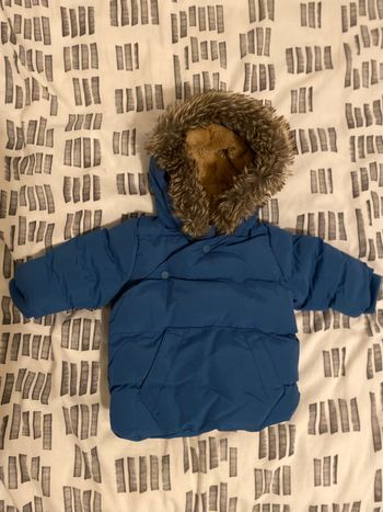 Doudoune vertbaudet bleu 3 mois