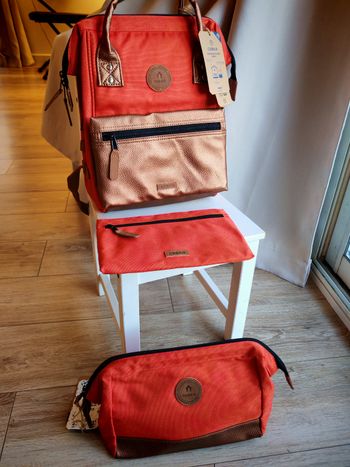Sac cabaia small et trousse de toilette bogota