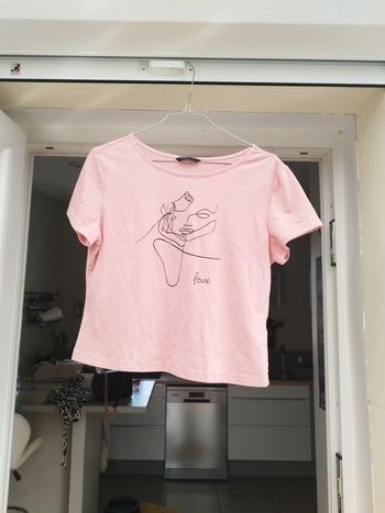 Tee shirt rose