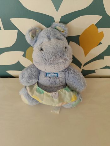 Peluche doudou hippopotame boulgom