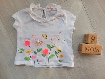 Tee shirt dpam fleuri